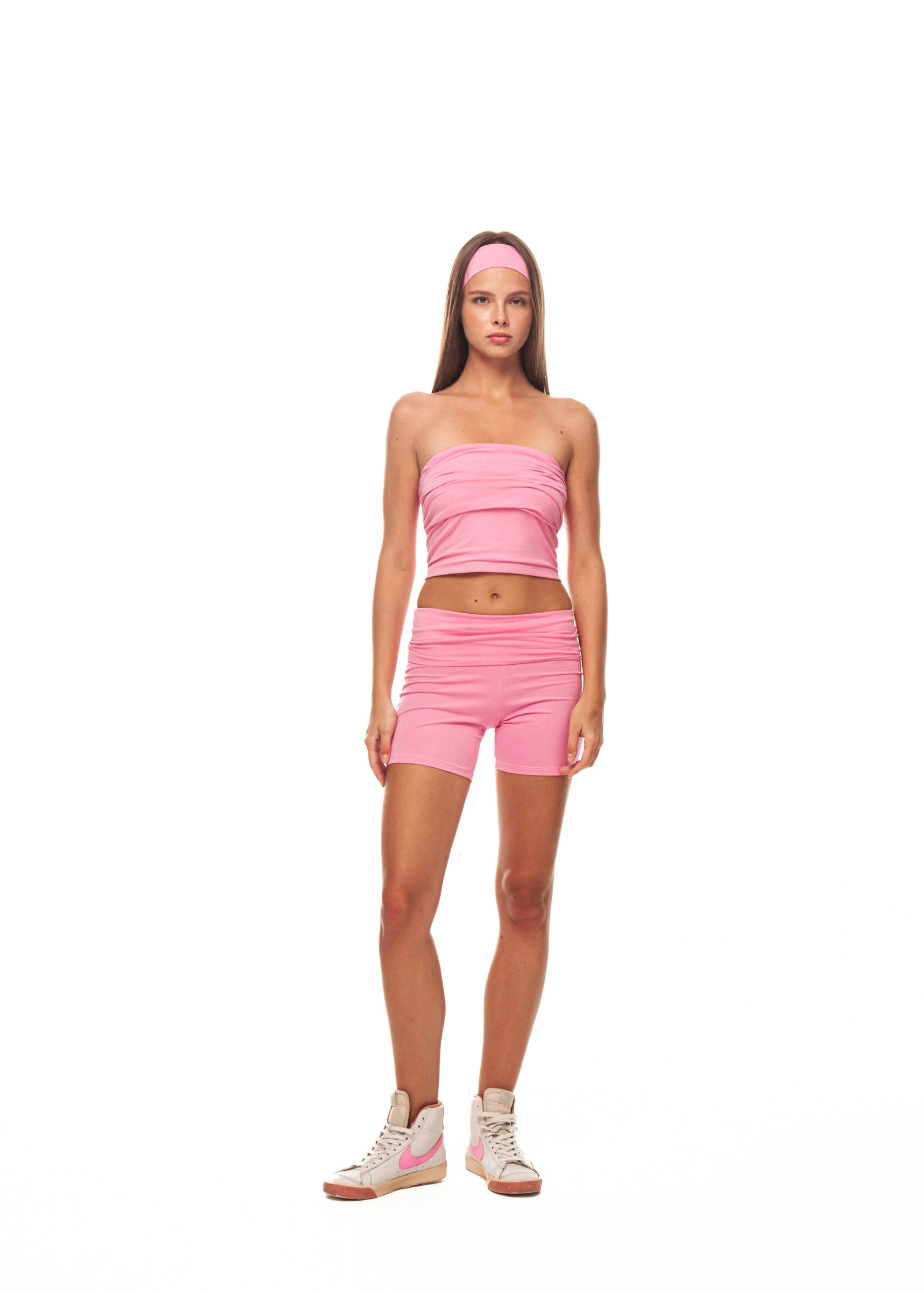Топ YOIO(ЙОИО) в цвете розовый барби - Розовый - 44-46 (M-L)